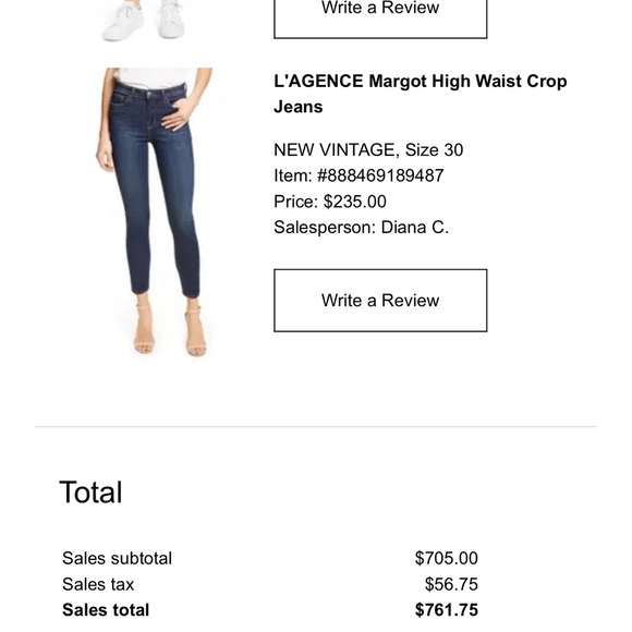 L’Agence Margot High Waist Crop Jeans - Picture 3 of 10